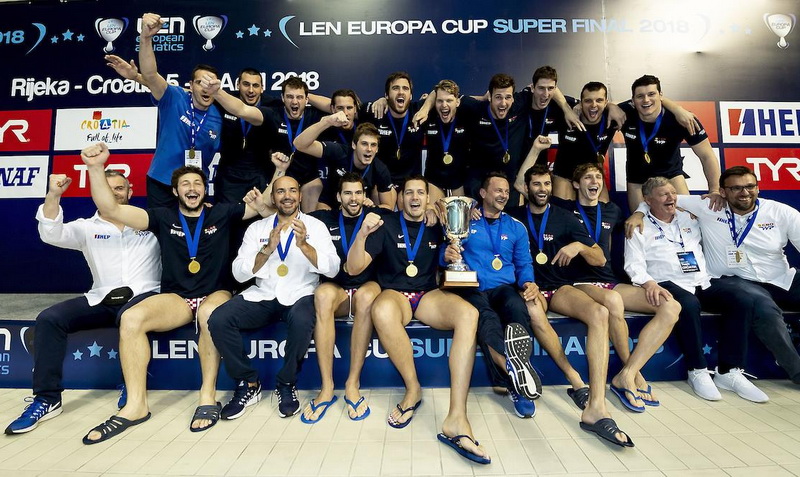 Vaterpolo reprezentacija Hrvatske, Evropa kup 2018.