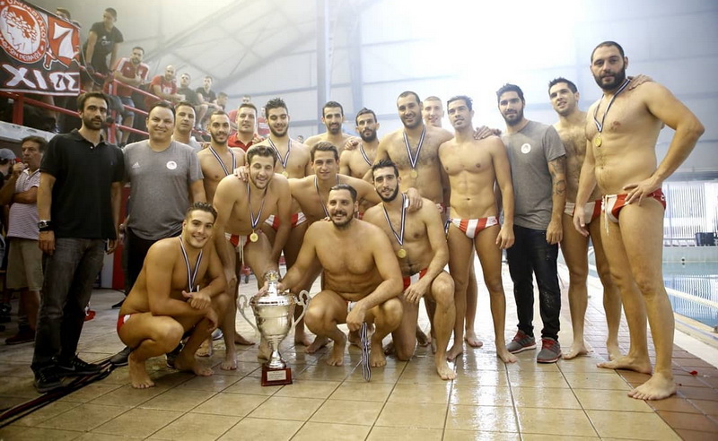 Vaterpolo klub Olimpijakos, šampion Grčke 2018.
