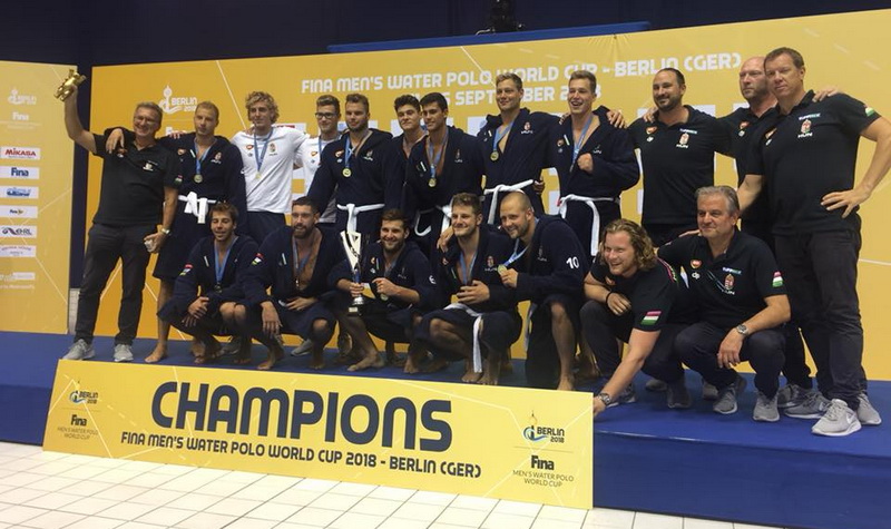 Vaterpolo reprezentacija Mađarske, Svetski kup 2018.
