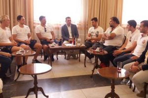 Prijem za vaterpoliste u Kragujevcu