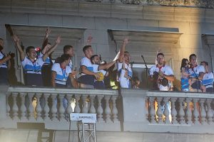 Doček srpskih vaterpolista 2018.