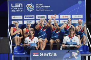 Ženska vaterpolo reprezentacija Srbije na EP u Budimpešti 2020