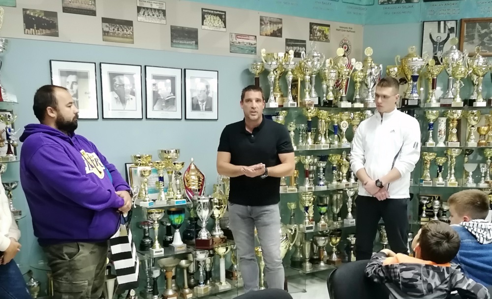 Poseta vrtica VK Partizan trofejnoj sali