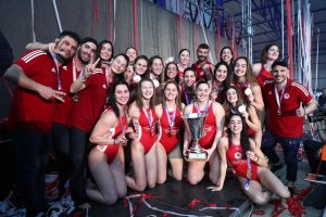 Vaterpolistkinje Olimpijakosa sampionke Evrope 2022