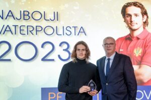 Petar Tesanovic najbolji vaterpolista CG 2023
