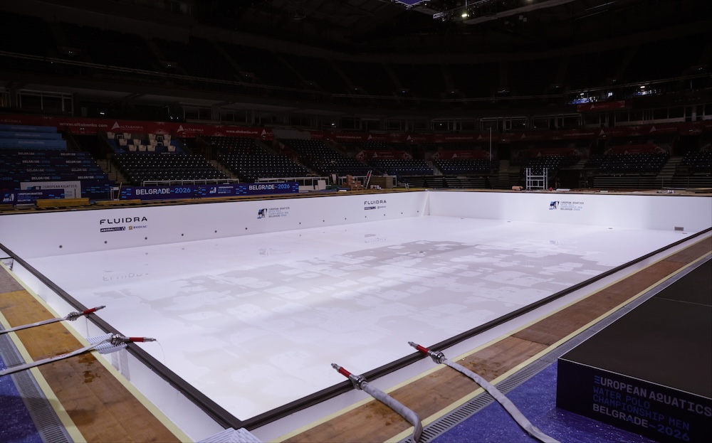 Punjenje bazena Arena 20251